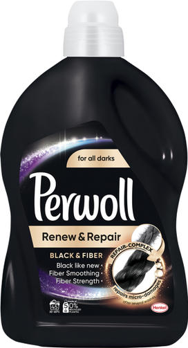 PERWOLL 2,7 L жидкое средство для стирки BLACK&FIBER/для черных и темных тканей
