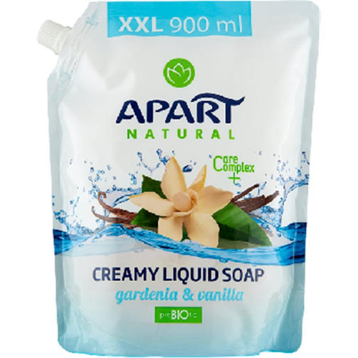 APART крем-мыло 900ML ГАРДЕНИЯ И ВАНИЛЬ/запаска