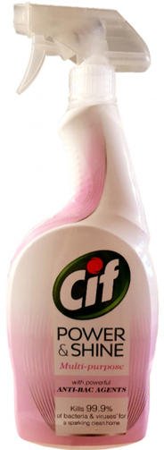 CIF 700 ML POWER&SHINE MULTI PURPOSE /спрей антибактериальный многоцелевой