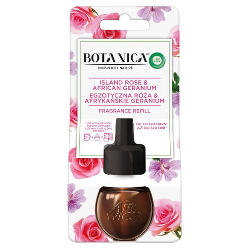AIR WICK ELEC. ZAP.19ML EGZOTYCZNA ROZA i GERANIUM/экзотическая роза и африканская герань