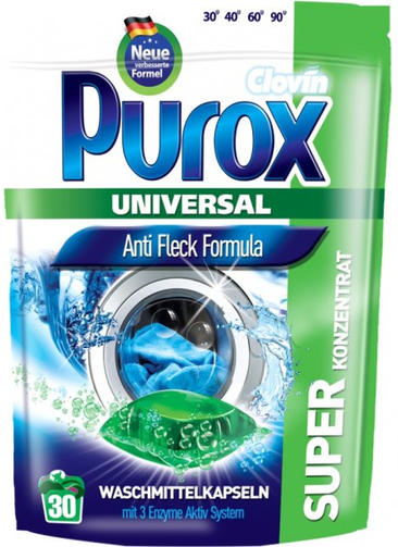 PUROX капсулы для стирки 30шт*16гр UNIVERSAL