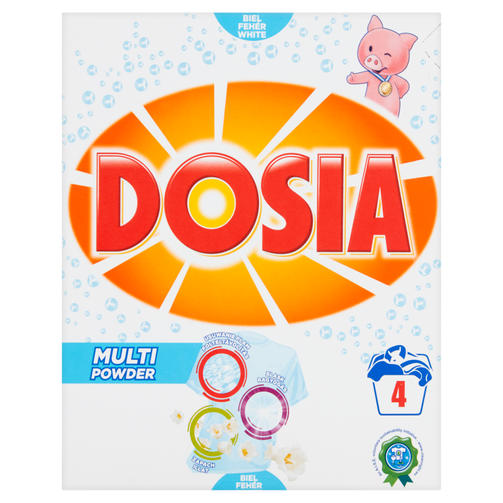 DOSIA 300 гр стиральный порошок WHITE/4 стирки