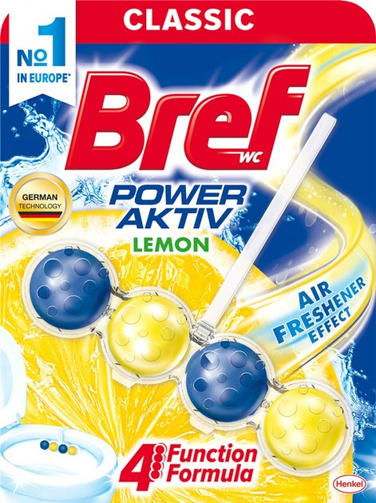 BREF туалетный блок 50G POWER Лимон