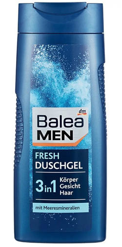 BALEA MEN гель для душа 300ML FRESH 3w1/освежающий