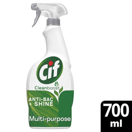 CIF 700 ML POWER&SHINE ANTIBACTERIAL/спрей антибактериальный многоцелевой