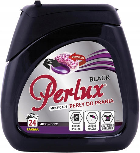 PERLUX гибридные капсулы для стирки 24 BLACK