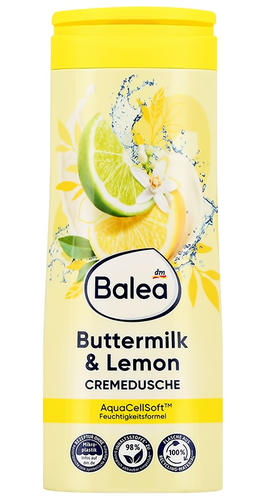 BALEA крем-гель для душа 300ML BUTTERMILK&LEMON/сливки и лимон