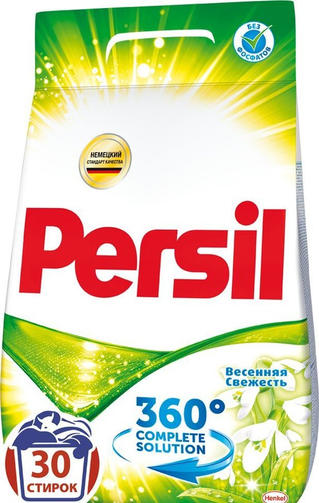 PERSIL стиральный порошок 4,5 кг 360° ВЕСЕННЯЯ СВЕЖЕСТЬ для белого белья