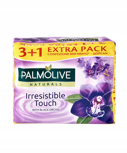 PALMOLIVE NATURALS 4*90г мыло BLACK ORCHID/черная орхидея