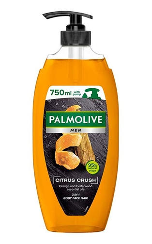 PALMOLIVE 750ML гель д/душа MEN CITRUS CRUSH помпа/цитрусовый заряд