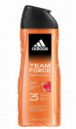 ADIDAS 400ML MEN TEAM FORCE 3W1 гель д/душа