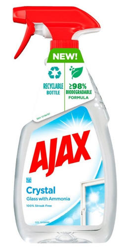 AJAX 500 ML средство для мытья стекол СУПЕР ЭФФЕКТ/спрей