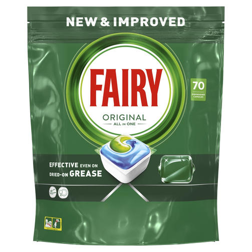 FAIRY 70шт ALL IN ONE ORIGINAL/таблетки для посудомоечных машин