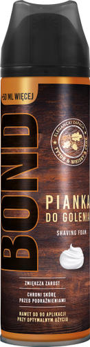 BOND 250 ML пена для бритья WHISKEY