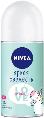NIVEA дезодорант ролик 50 ML ЯРКАЯ СВЕЖЕСТЬ