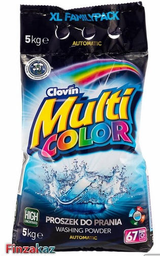 MULTICOLOR CLOVIN стиральный порошок 5 кг/67 стирок