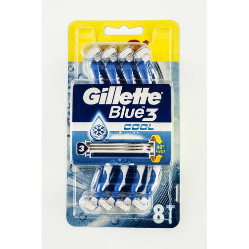 GILLETTE BLUE3 6+2 COOL одноразовые станки