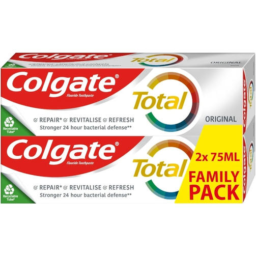 COLGATE 2х75ML Total Original Family Pack/семейная упаковка/зубная паста 