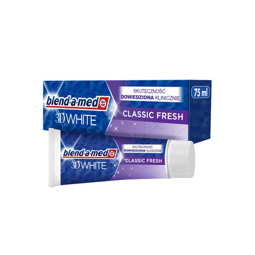 BLEND A MED зубная паста 75ml 3D CLASSIC FRESH/свежесть